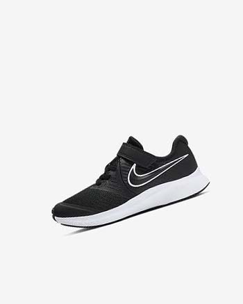 Nike Star Runner 2 Negros Negros Blancos | MX 1137
